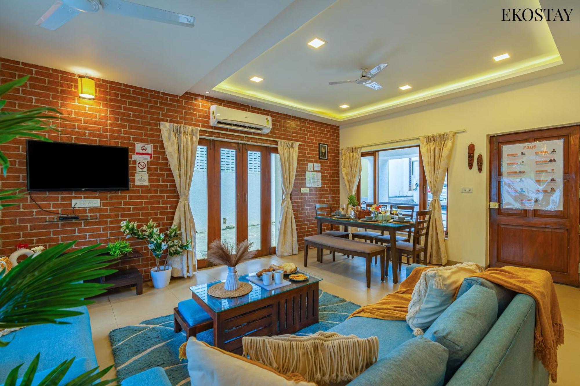 Eko Stay - Solace Villa I Charming Villa Close To Candolim Beach Exterior photo