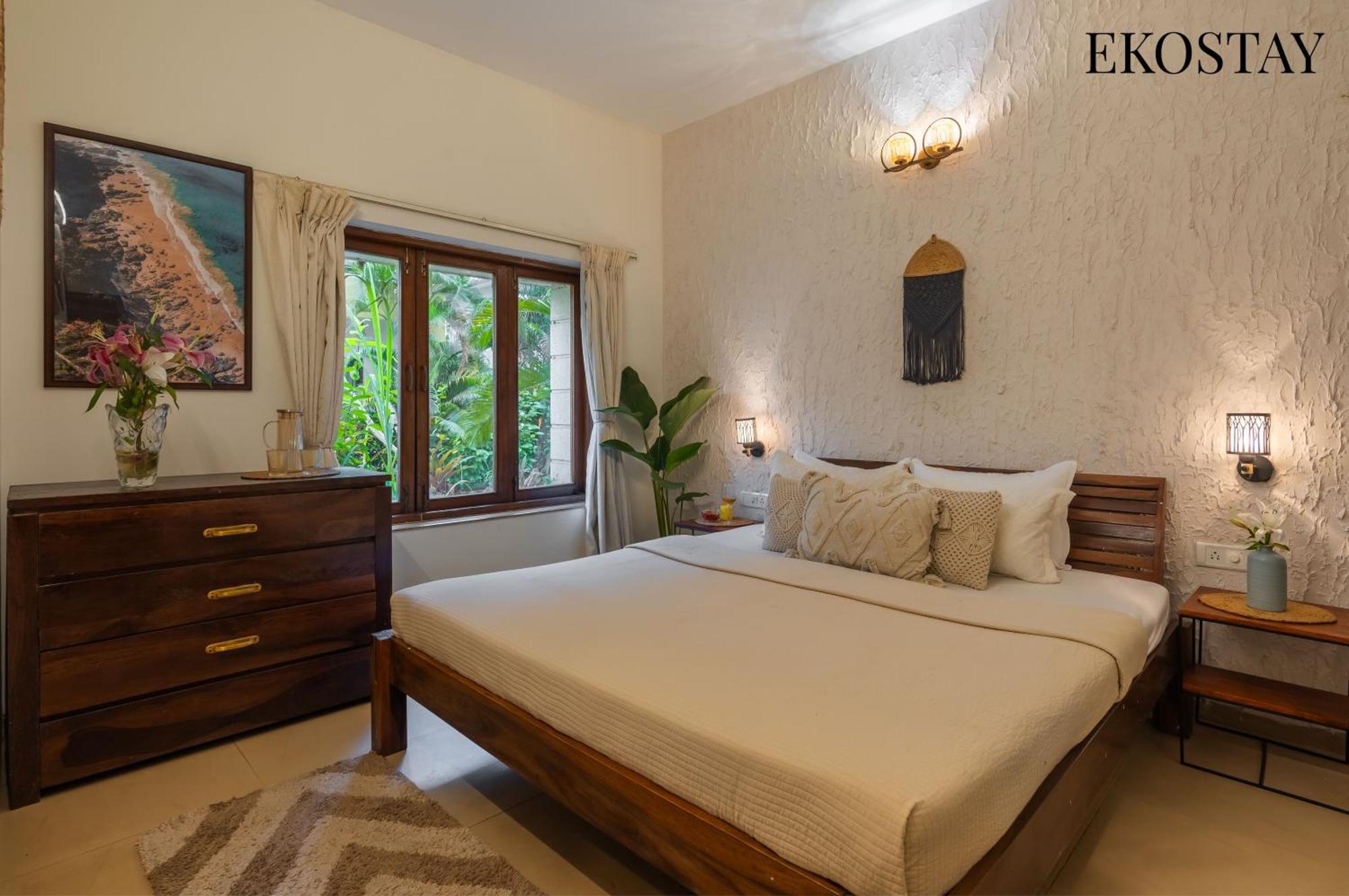 Eko Stay - Solace Villa I Charming Villa Close To Candolim Beach Exterior photo