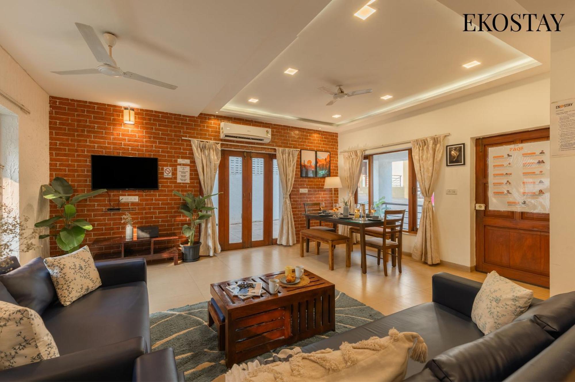 Eko Stay - Solace Villa I Charming Villa Close To Candolim Beach Exterior photo